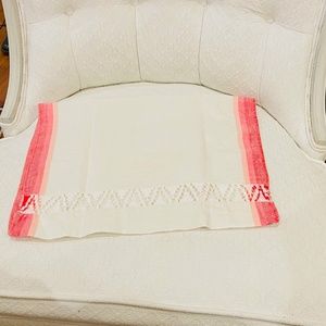 O6-BUNDLE ONLY-Vintage French Linen Red & White Kitchen/Tea Towel